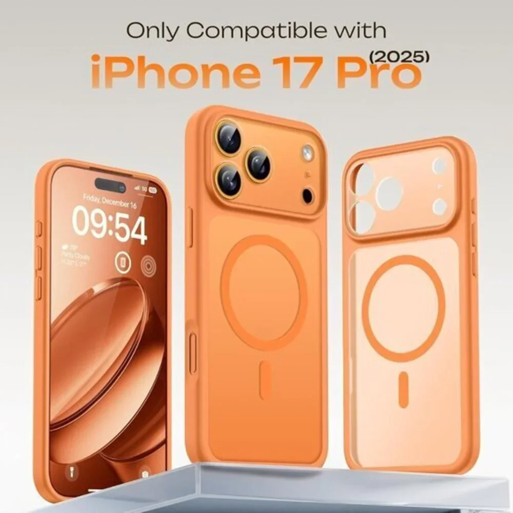 TOCOL for iPhone 17 Pro Case, Full Camera Protection, Built-in Magnetic Ring, Co
